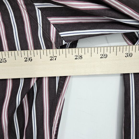 Peter Millar Shirt Mens XXL Button Up Long Sleeve Preppy Striped Casual Colorful - Picture 8 of 10